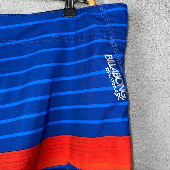 Billabong Mens Swim Blue Stripe 40 PX3 Platinum Performance Board Shorts Trunks - Picture 5 of 9